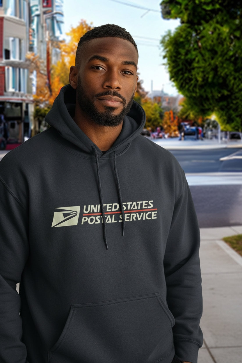 Navy pullover hoodie