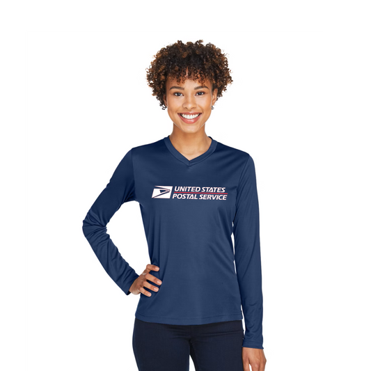 Woman's V neck Long sleeve dri fit