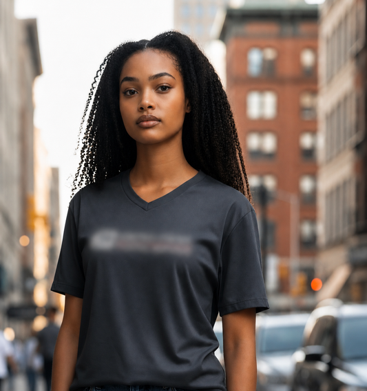 Womens V neck drifit tshirt