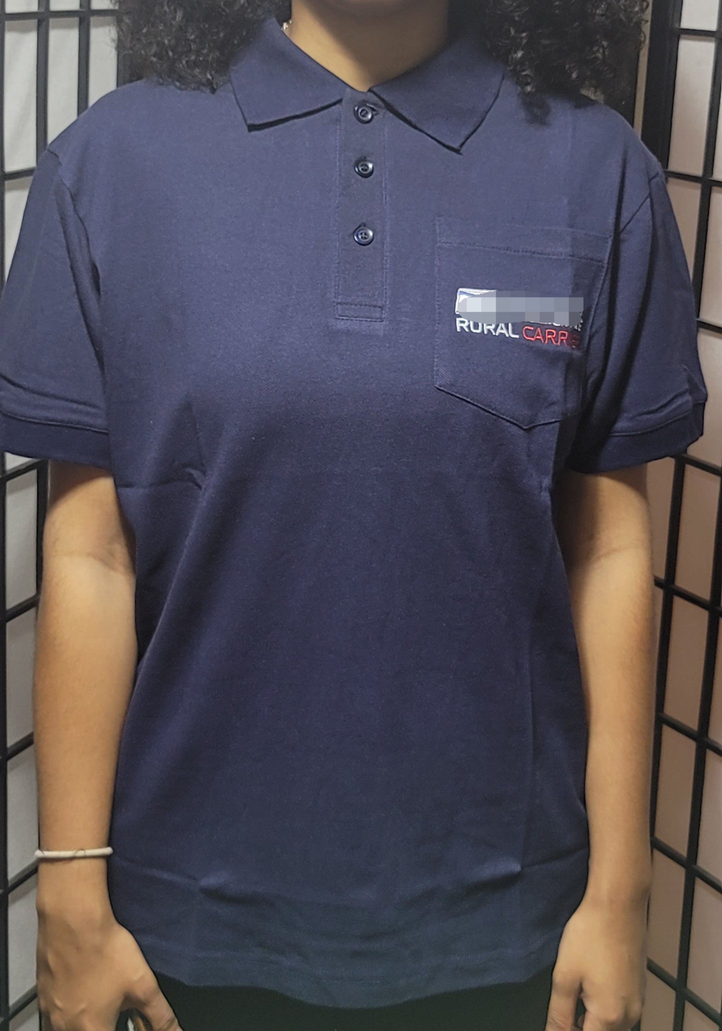 Rural carrier polo with pocket