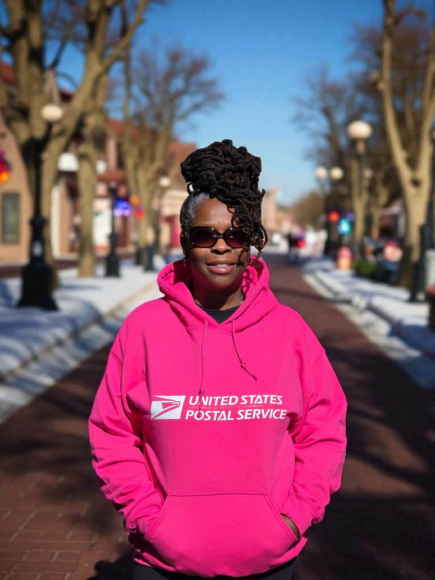 Cancer Awareness pink pullover hoodie