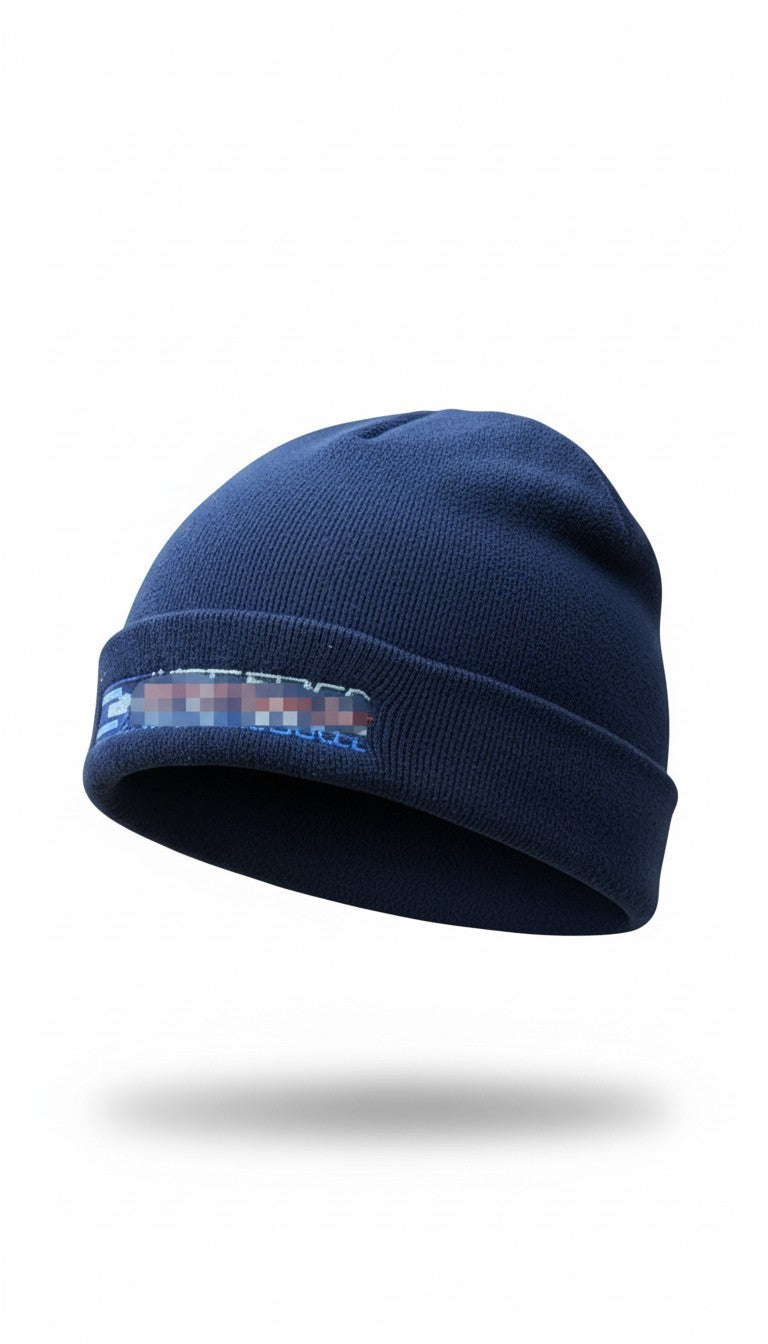 Winter beanie hat Glow in the dark logo