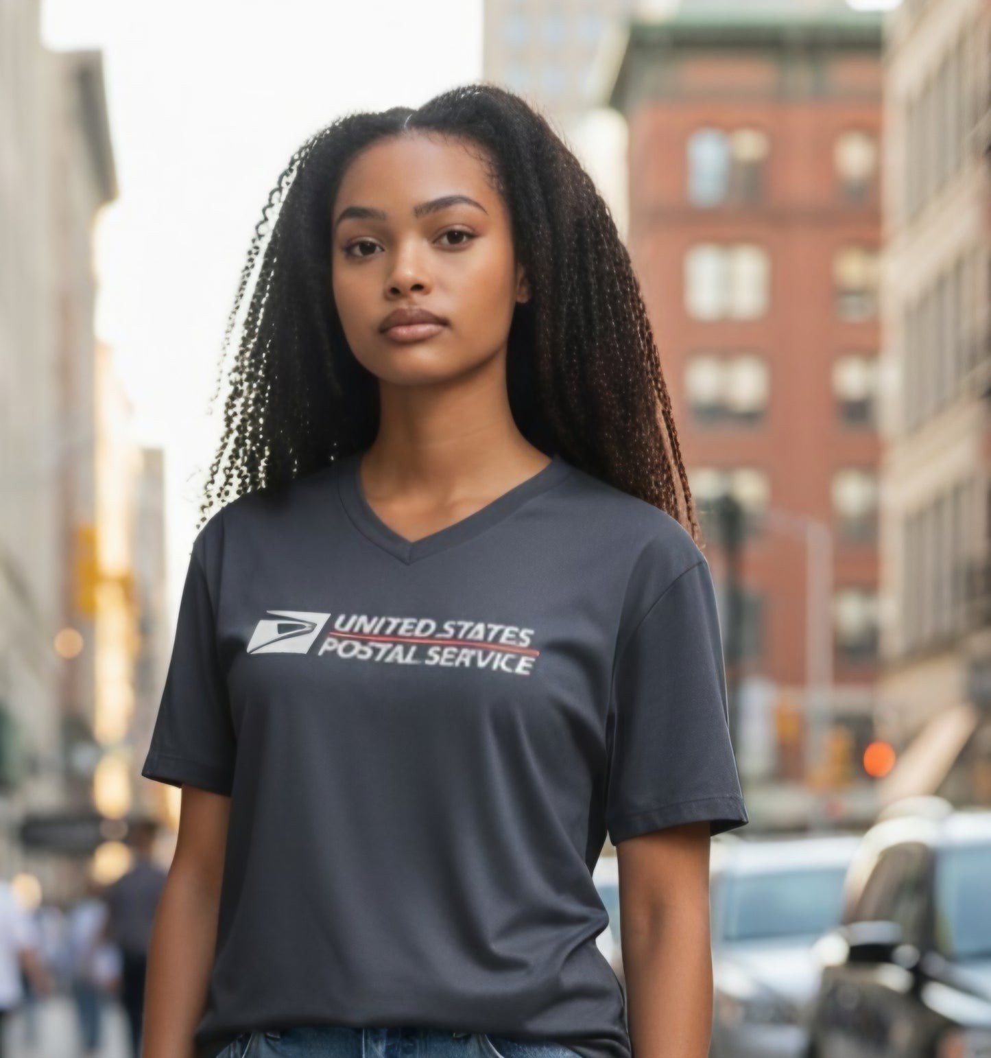 Womens V neck drifit tshirt